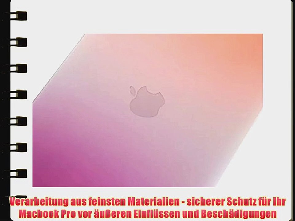 iProtect Notebook Schutzh?lle f?r das neue Apple Macbook Pro 13'' Rainbow Regenbogen Design