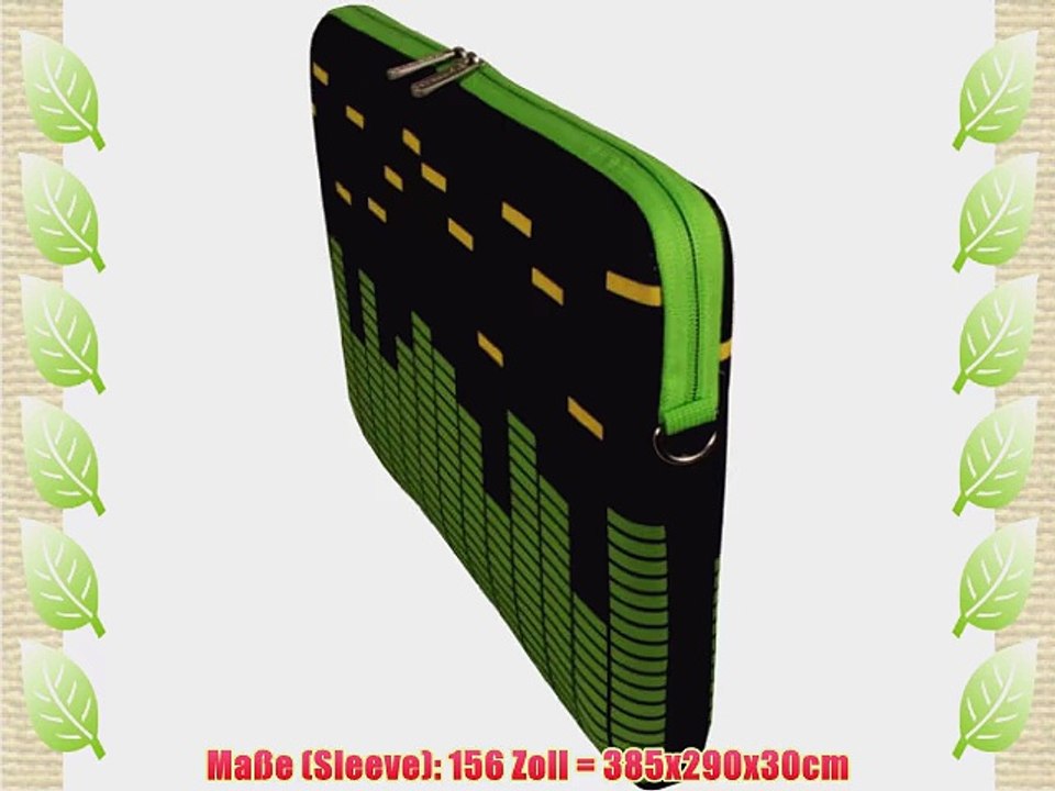 Digittrade Laptoptasche LS154-15 Equalizer Designer Neopren Notebook Sleeve 391 - 396 cm (154