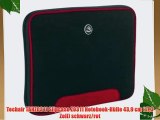Techair TANZ0311 Slipcase Z0311 Notebook-H?lle 439 cm (173 Zoll) schwarz/rot