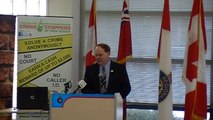 Crime Stoppers of York Region Student Crime Stoppers poster contest unveiling 2012