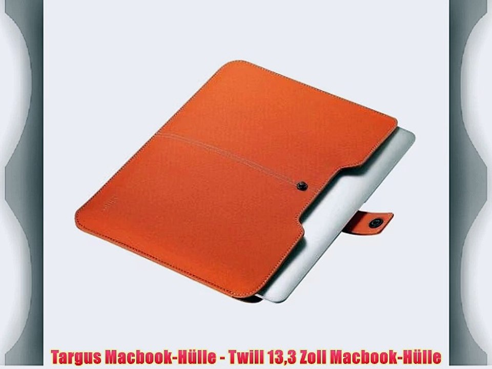 Targus Macbook-H?lle - Twill 133 Zoll Macbook-H?lle