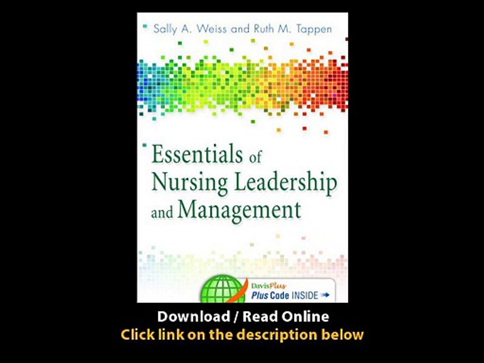 [Download PDF] Essentials of Nursing Leadership...