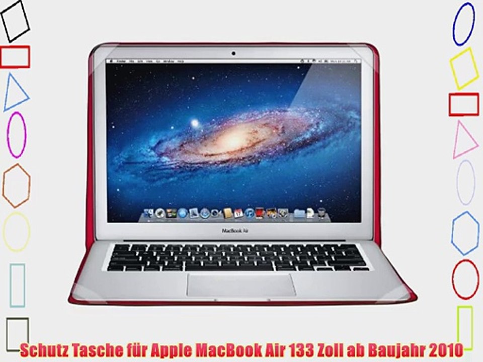 Schutz Tasche f?r Apple MacBook Air 133 Zoll ( ab 2010) H?lle Case Cover Schutztasche Schutzh?lle