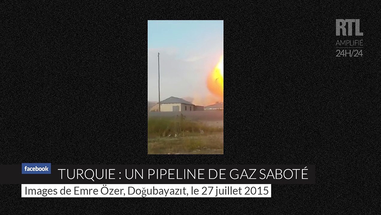 Turquie : impressionnante explosion d'un gazoduc