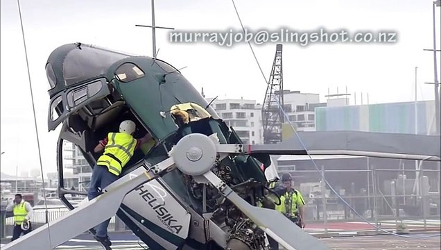 Un hélicoptère s'écrase après avoir touché un cable avec son rotor