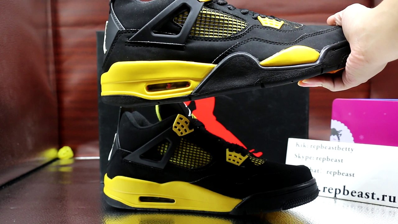 Air Jordan 4 “Thunder” HD Review from Repbeast.ru