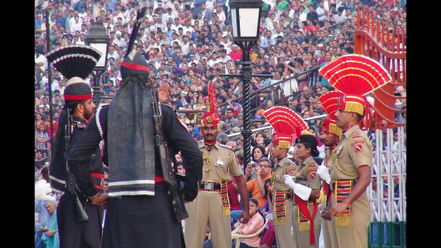 India and Pakistan hold Wagah Border Flag Ceremony despite attack