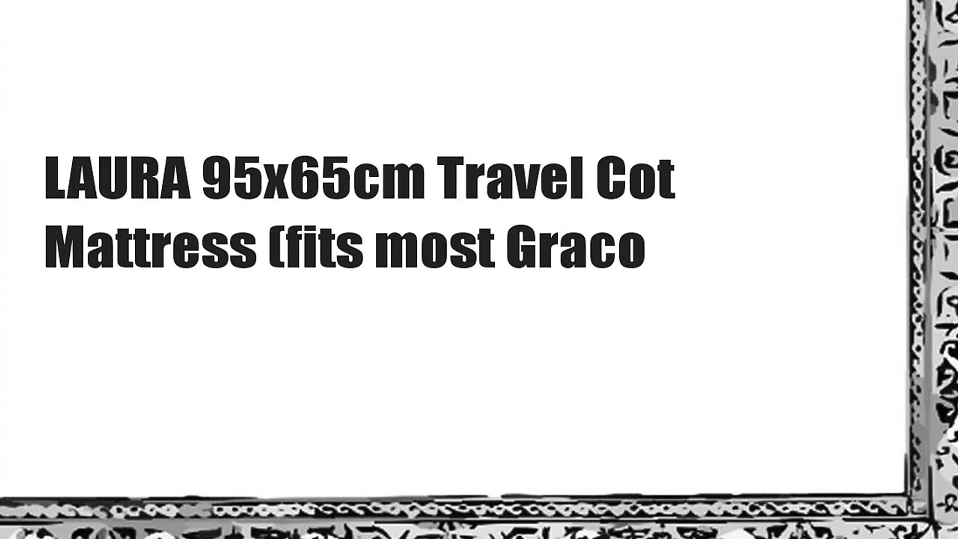 95x65cm travel cot mattress