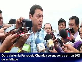 obra vial recorrido del prefecto