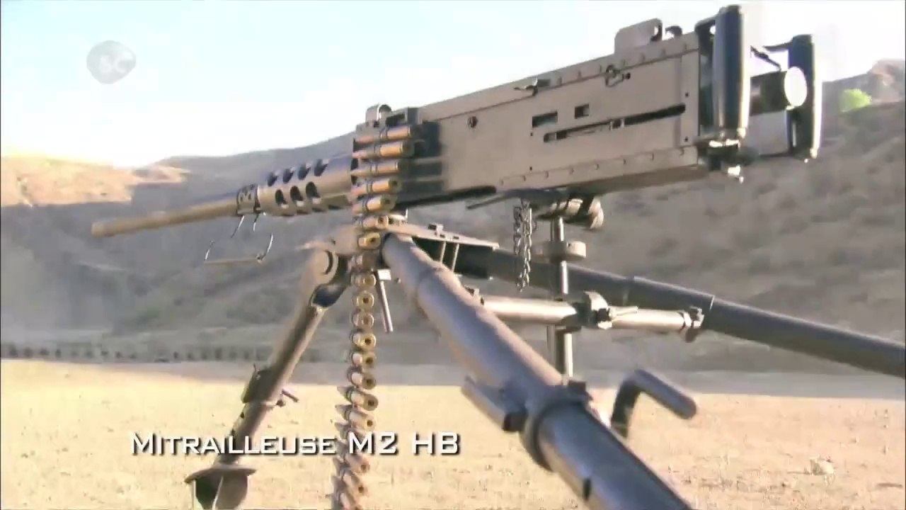 2e Guerre Mondiale - Les mitrailleuses lourde (M2 Calibre 50)