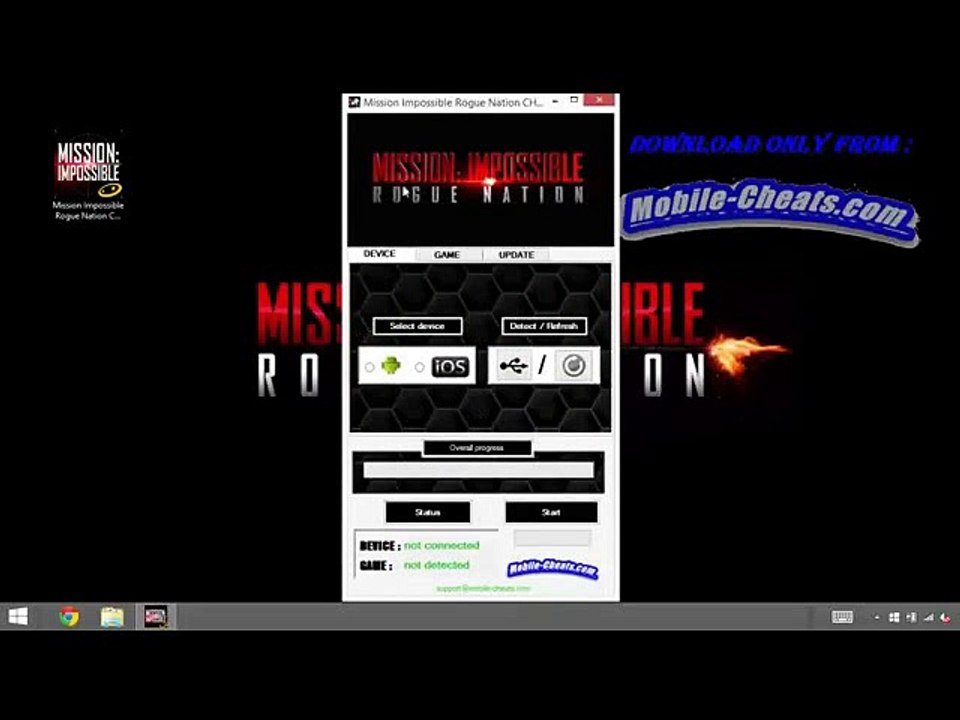 Mission Impossible Rogue Nation Hack Tool v2.0 ( for iOS and Android ) NO JAILBREAK