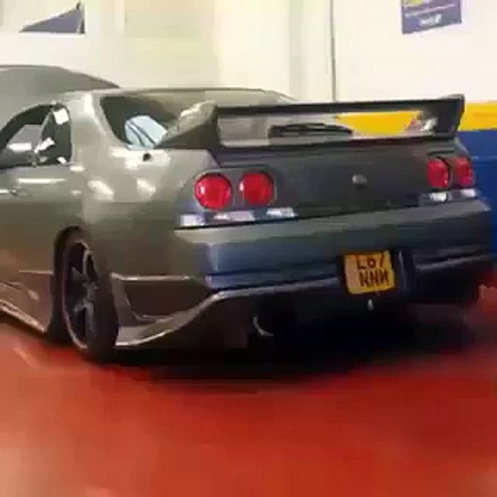 Car Burnout fails into Blast