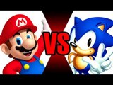 MARIO VS SONIC | BATALHA MORTAL | Ei Nerd