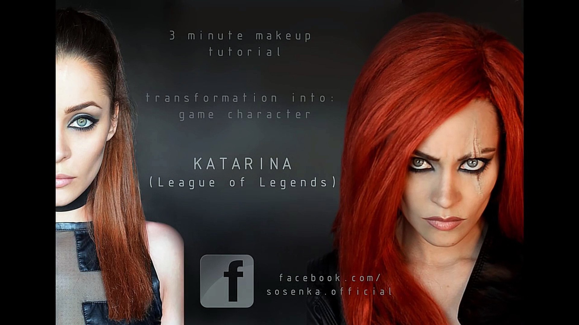 3 minute makeup tutorial: Katarina (League of Legends) by Sosenka - video  Dailymotion