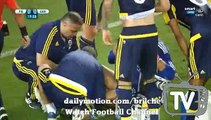 Volkan Demirel gets Injured Fenerbahce vs Shakhtar Donetsk UCL 2015