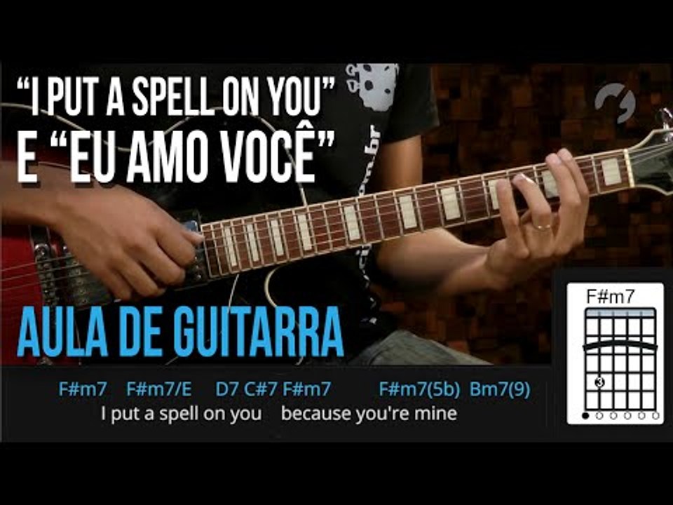 I Put A Spell On You - Eu Amo Você | Mashup (como tocar - aula de guitarra)