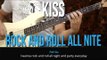 KISS - Rock and Roll All Nite (como tocar - aula de contra-baixo)