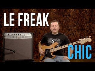 Chic - Le Freak (como tocar - aula de contra-baixo)