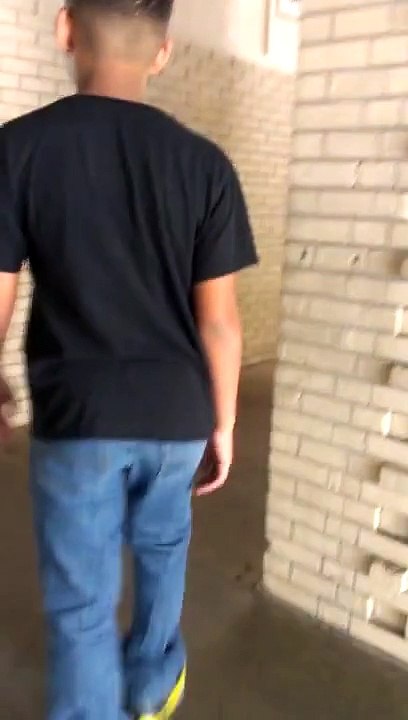 Kid caught staring