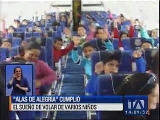 Alas de Alegría cumplió el sueño de varios niños