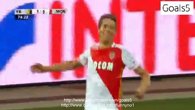Mario Pasalic Amazing Goal Young Boys 1 - 3 AS Monaco Champions League 28-7-2015