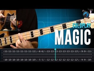 Coldplay - Magic (como tocar - aula de contra-baixo)