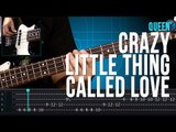 Queen - Crazy Little Thing Called Love (como tocar - aula de contra-baixo)