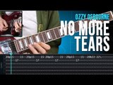 Ozzy Osbourne - No More Tears (como tocar - aula de guitarra)