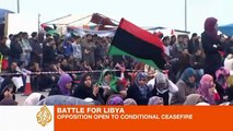 Libyan opposition offers ceasefire
