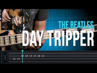 The Beatles - Day Tripper (aula de contra-baixo)