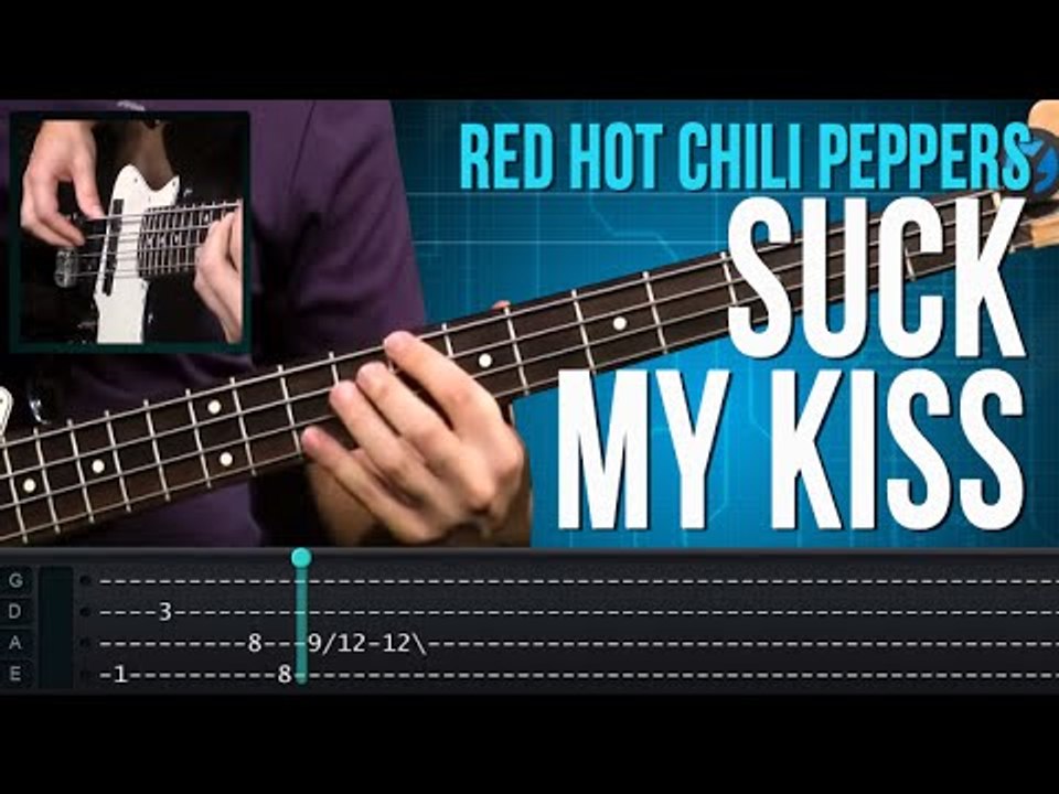 Red Hot Chili Peppers - Suck My Kiss (como tocar - aula de baixo)