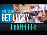 Daft Punk - Get Lucky (como tocar - aula de guitarra)