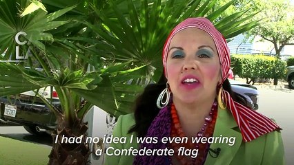 Singing Telegram Performer's Confederate Flag Costume Draws Controversy