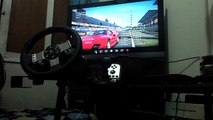 G27 Gran Turismo 5 Gameplay: 1º vez usando um volante !!!