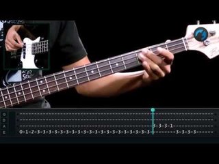 Deep Purple - Smoke on the Water (como tocar - aula de contra-baixo)