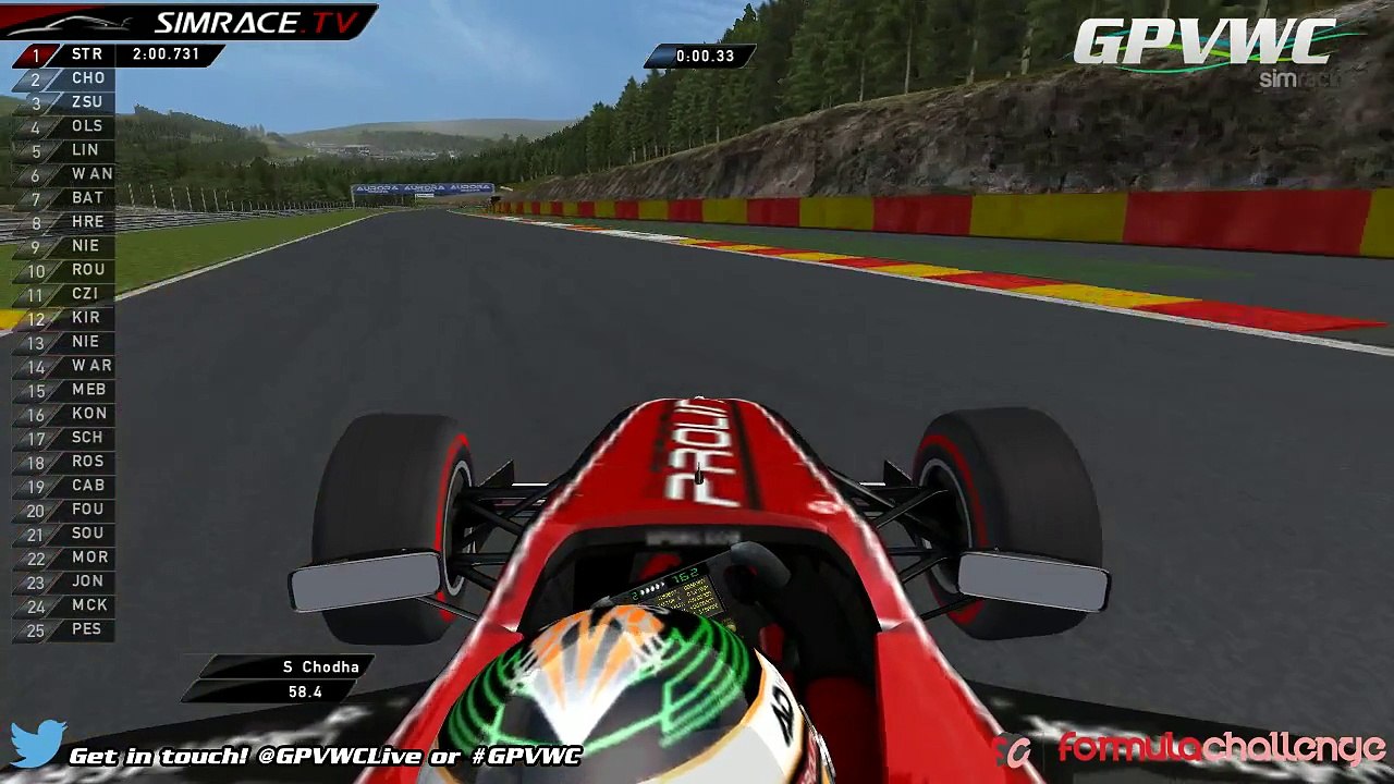GPVWC 2015 - Formula Challenge R11 - Belgium GP