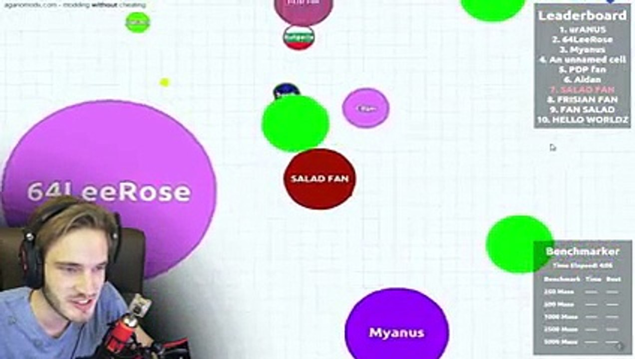 AGARIO WITH FANS!