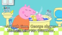 Learning english with Peppa Pig Cartoon - Mr Dinosaur is Lost with subtitle