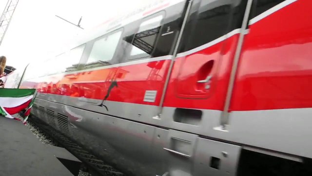 Première sortie de la Frecciarossa 1000, le futur train à grande vitesse de Trenitalia