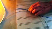Making a Slot Car Track - Laying Rail and Lock Wire