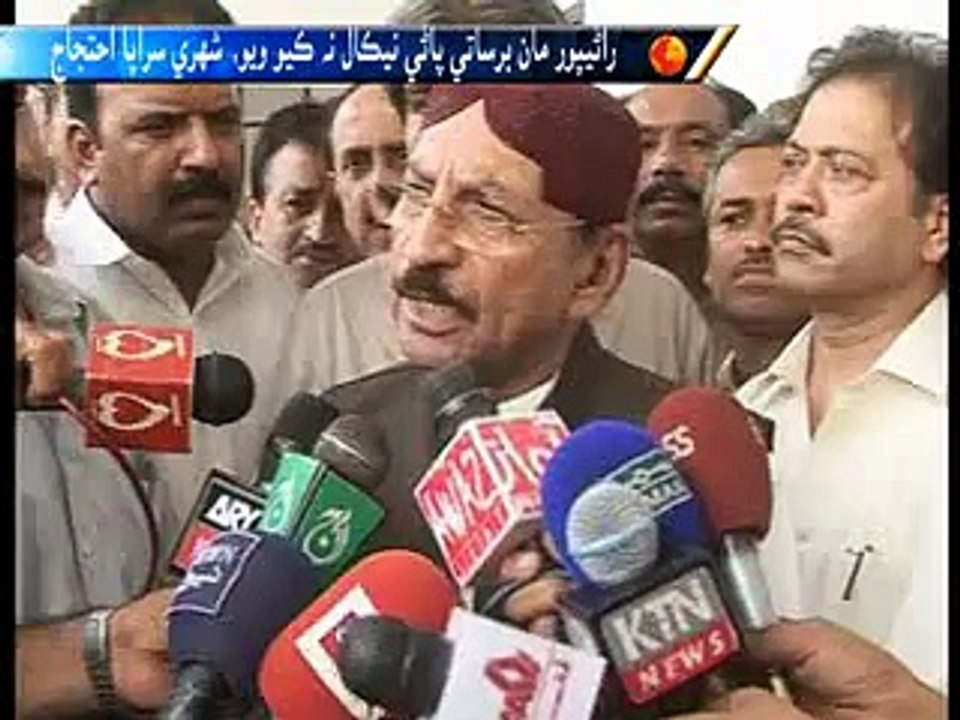 Flood and rain in Rani pur city report voice by sahib khan bhatti