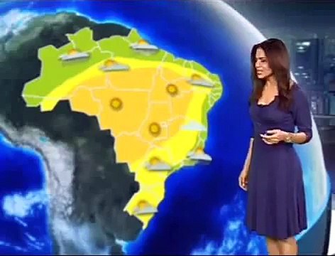 Rosana Jatobá - Previsão do Tempo [Jornal Nacional]