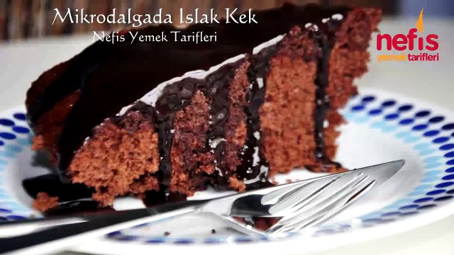 7dk da Islak Kek Tarifi (Sesli Anlatımı ile) - Nefis Yemek Tarifleri