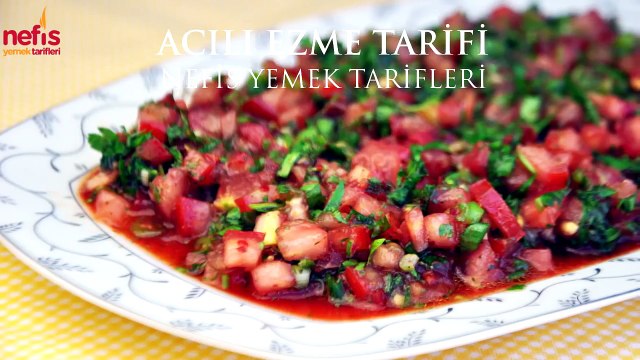 Acılı Ezme Salata Nefis Yemek Tarifleri