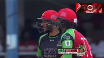 Shahid Afridi 21 Runs in CPL on 9 Balls 2 Sixes 1 Four