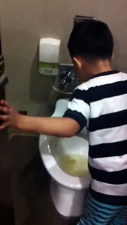 Wayne vomiting in the comport room