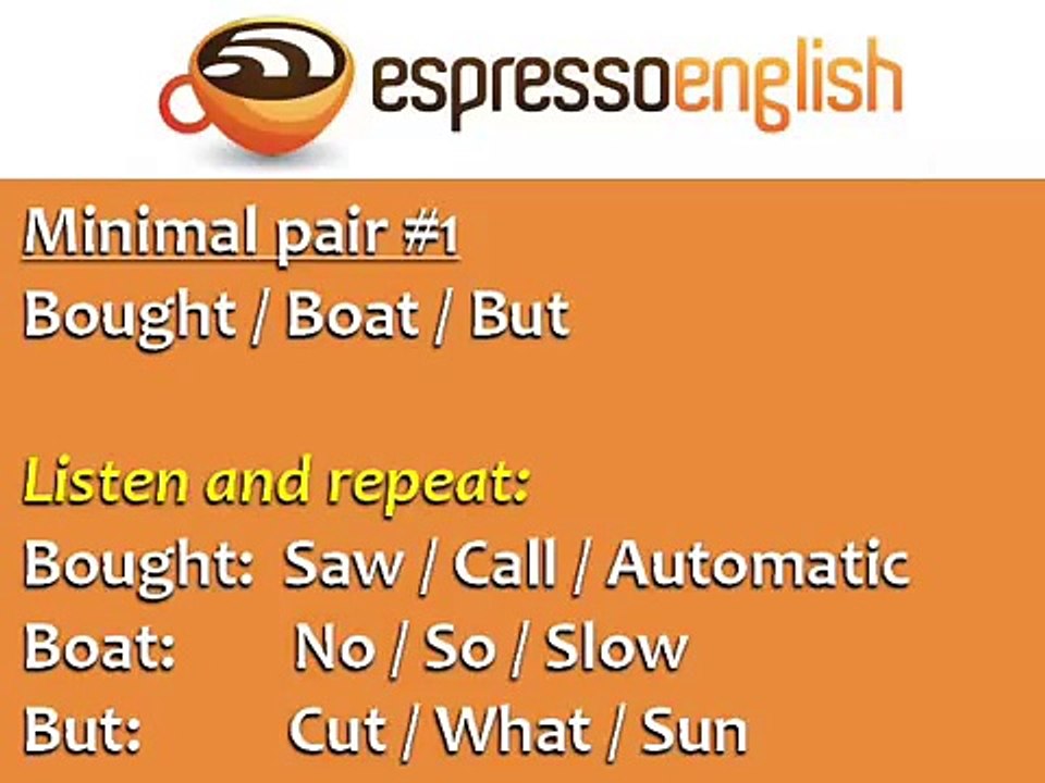 English Pronunciation Exercises | with Minimal Pairs  Vowels
