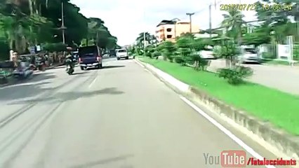 Speeding Driver Slams into Kids Trying to Cross Pedestrian Crossing!