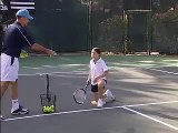 Tennis Lesson - How to hit spin serves - Tennis Tip