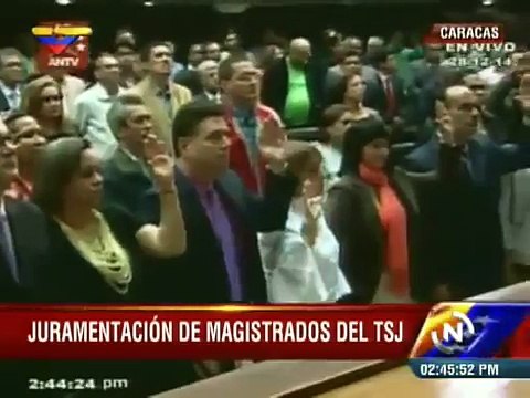 Juramentación de magistrados y magistradas, principales y suplentes, al TSJ